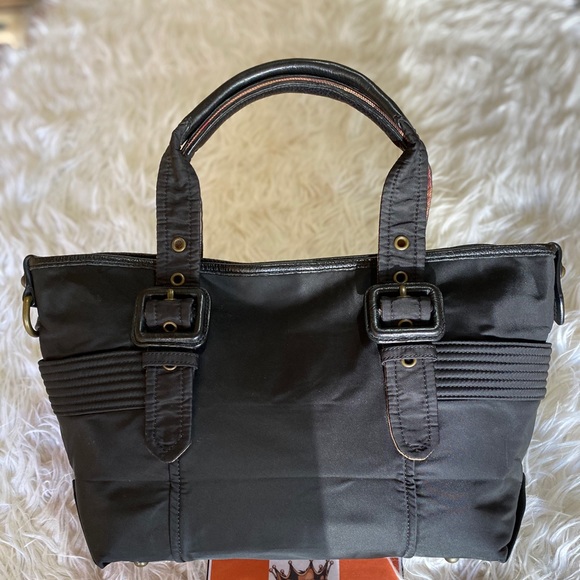 BURBERRY Nylon Handbag (Black) - Picture 4 of 10